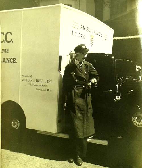 WW2 Marian Carnon's ambulance in London