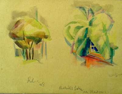 red-hill-lake-trees-1945-roy-carnon